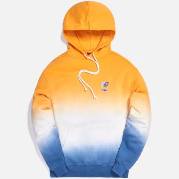 Kith x New Balance yellow hoodie size Large - Picture 2 of 2